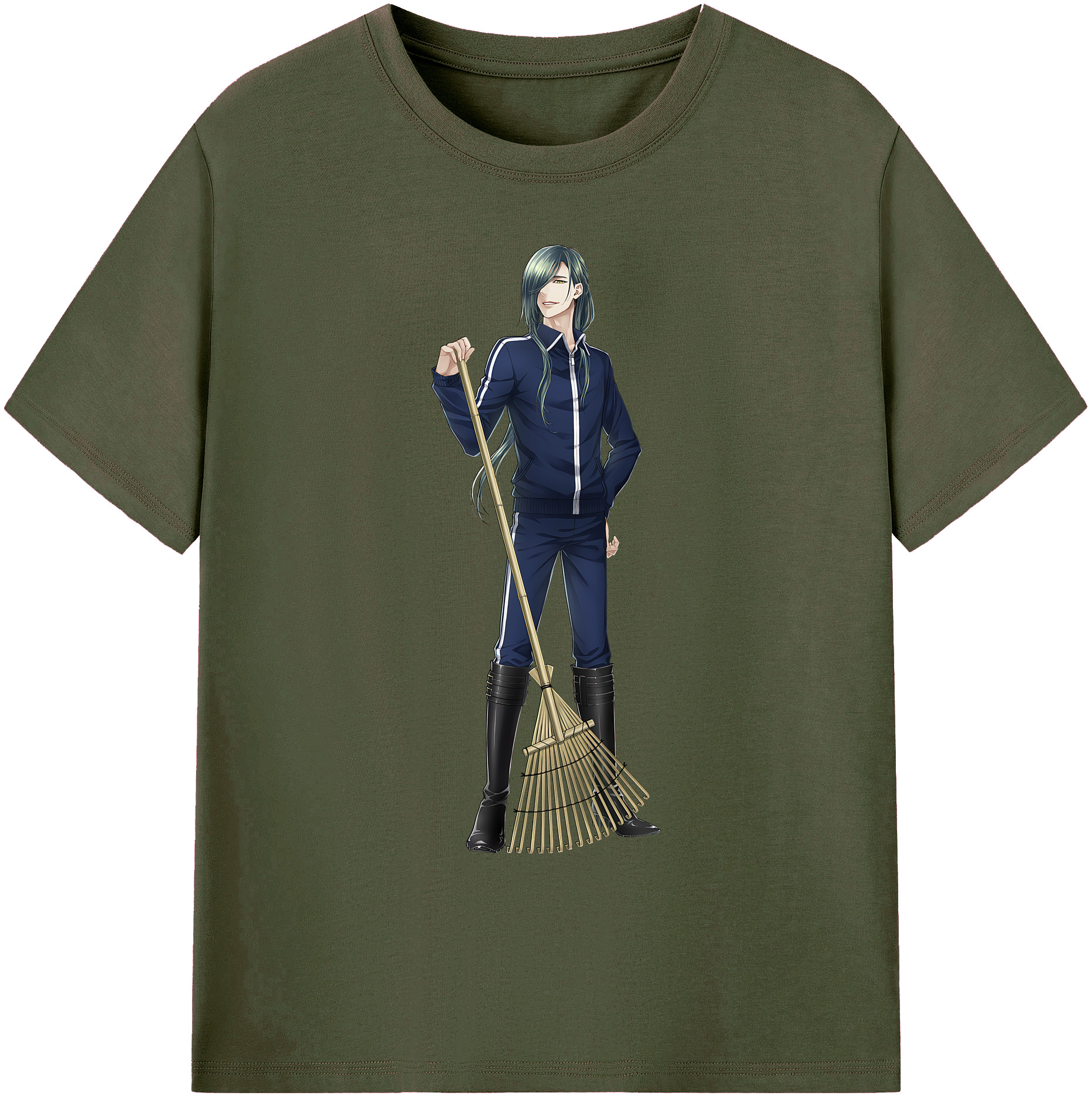（画像用） 刀剣乱舞 Touken Ranbu 綿100％ メンズ半袖Tシャツ｜肌触りやわらか＆通気性